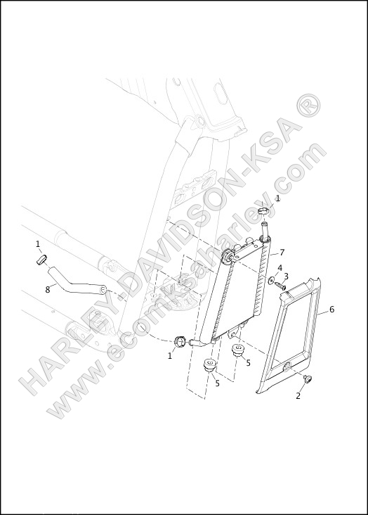 COOLANT DISTRIBUTION, AIR-COOLED